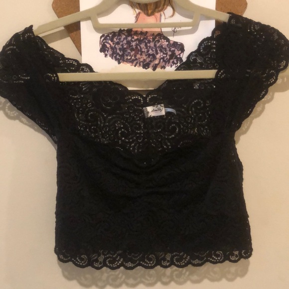 Free People Tops - Free People lace crop top